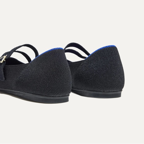 Rothy’s Double Buckle Mary Jane Size 8 Black - Picture 6 of 8